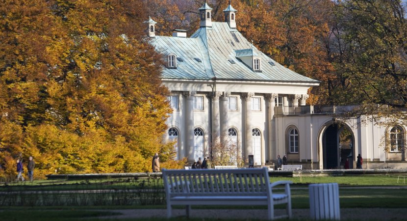 Herbst im Schlosspark Schlosshotel Pillnitz Slider Bild groß
