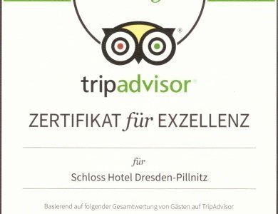 Tripavisor 2016 Auszeichnung Schlosshotel Pillnitz thumbnail